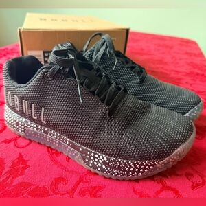 NOBULL Women’s Black with White/Black Bottom Athletic/Lifting Shoes Sz 8 w/ Box